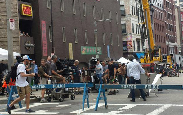 Ghostbusters scene on Harrison Avenue in Chinatown