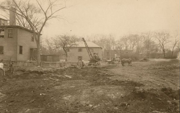 Mystery horses in old Boston