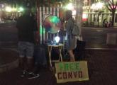 Davis Square free-convo booth