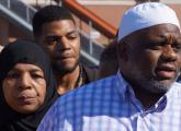 Usaama Rahim's mother and brother in Roslindale