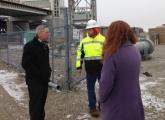 Stephen Lynch at Spectra site this morning