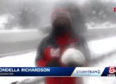 Richardson with a snowball