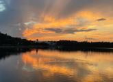 Sunset over Chestnut Hill Reservoir