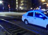 Versa on the train tracks