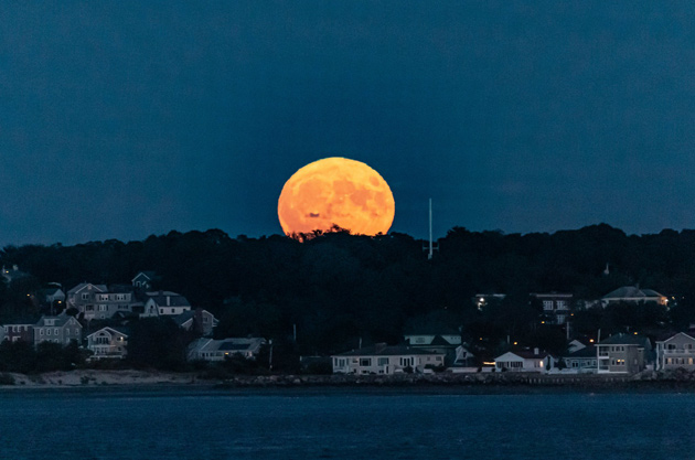 Moonrise over Nahant