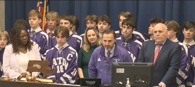 Boston Latin team and councilors